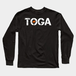 Toga Saratoga Springs Upstate New York Long Sleeve T-Shirt